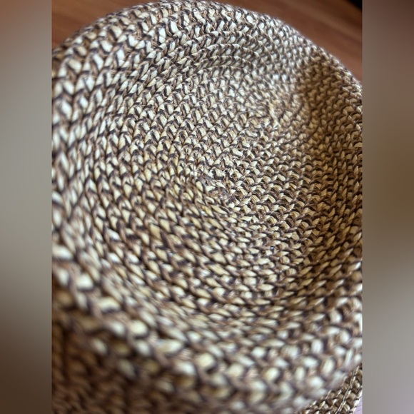 Waverley Beige Straw Hat with Beaded Band - Picture 5 of 7